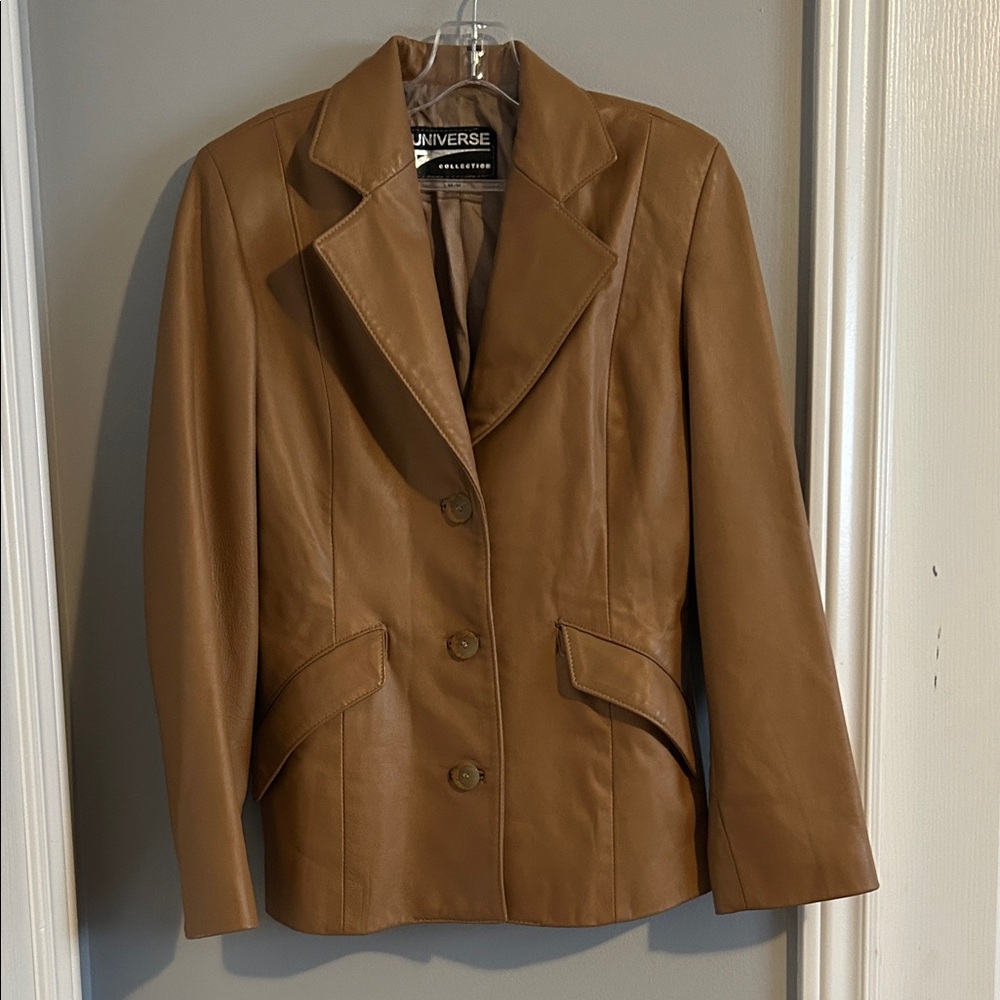 Chic Tan Blazer for Women